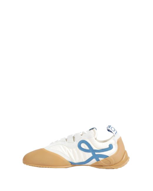 Loewe Blue Nylon And Suede Grip Sneakers for men