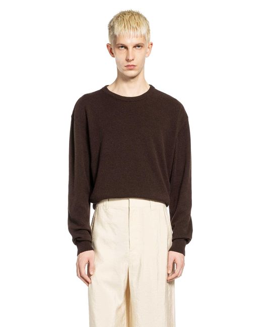 Lemaire Black Sweater for men