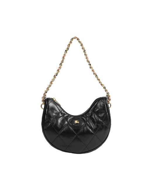 Burberry Black Horseshoe Chain Bag