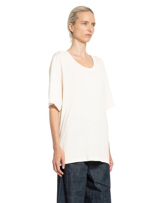 Lemaire White Rib T-Shirt