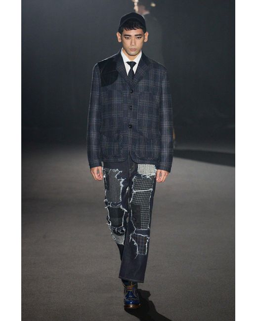 Junya Watanabe Black Patch 5 Pocket Jeans for men