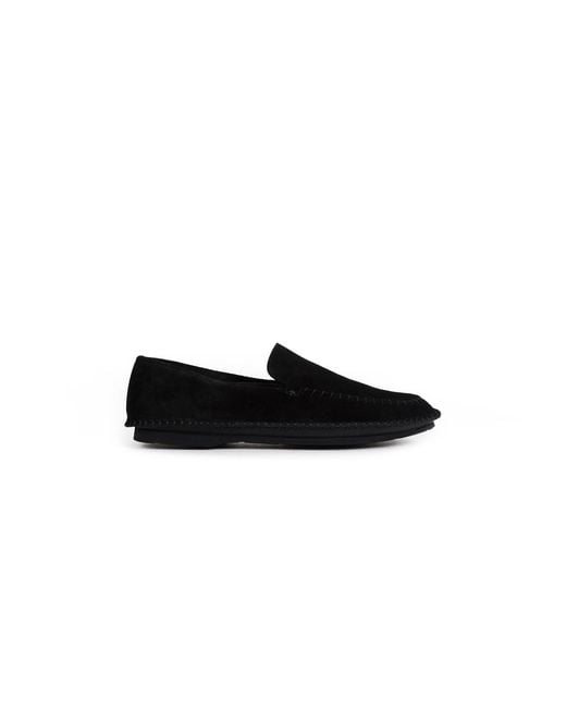 Premiata Black Cobonero Suede Loafers for men