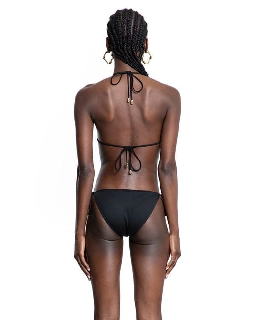 Gucci Black Sparkling Jersey Bikini