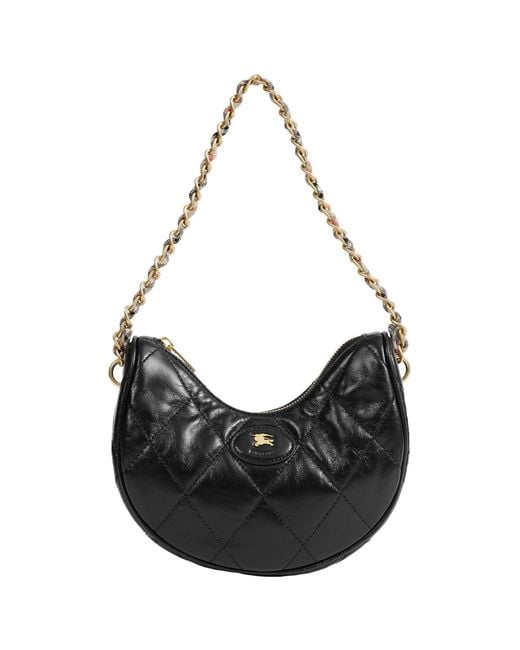 Burberry Black Horseshoe Chain Bag