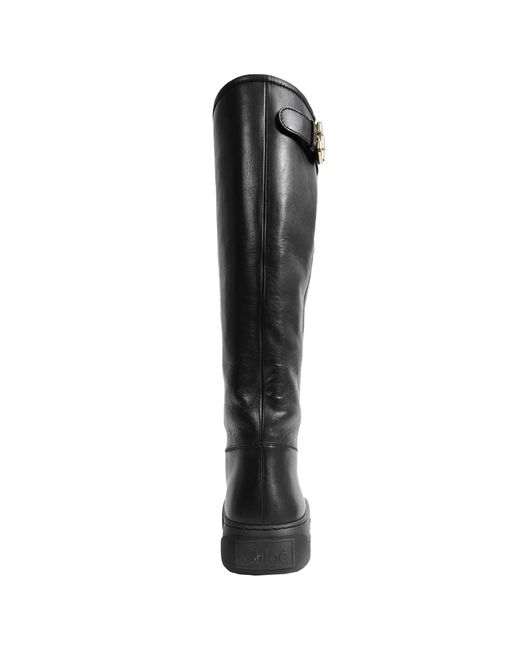 Chloé Black Delia High Boots