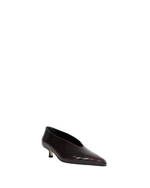 Aeyde Black Clara Pointed-Toe Pumps