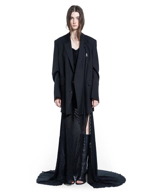 Ann Demeulemeester Blue Aaricia Long Bias Slip Dress