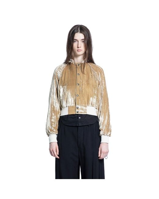 Ann Demeulemeester Blue Arya Bomber