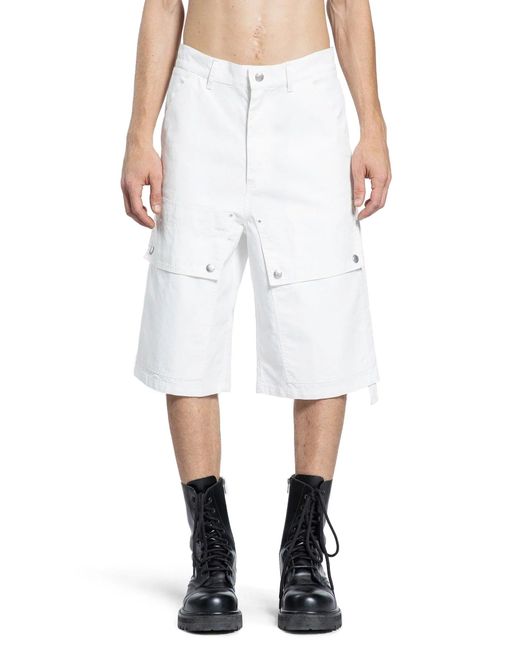 OAMC White Chino Shorts for men