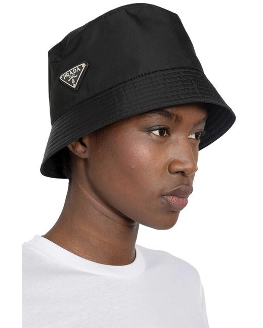 Prada Black Re-Nylon Bucket Hat