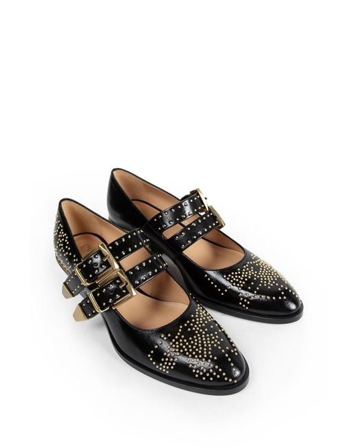 Chloé Black Susanna Maryjane Pumps