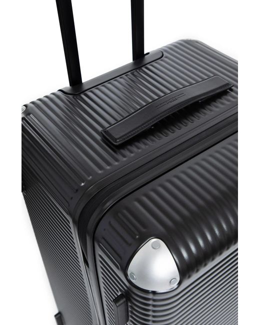 Fpm Gray Bank Zip Deluxe Trunk On Wheels for men