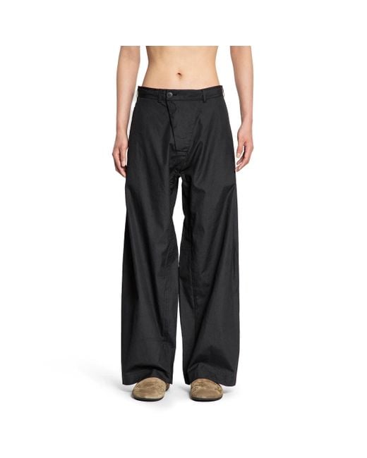 Jan Jan Van Essche Black Trousers#84 for men