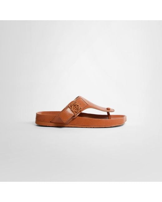 Loewe Sandals in Brown Lyst