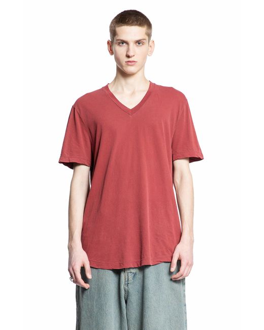 James Perse Red T-shirts for men