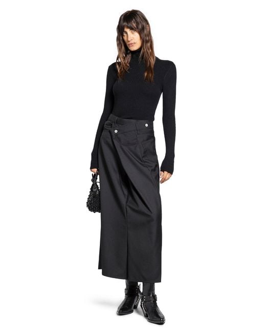 Junya Watanabe Black Wool Sweater