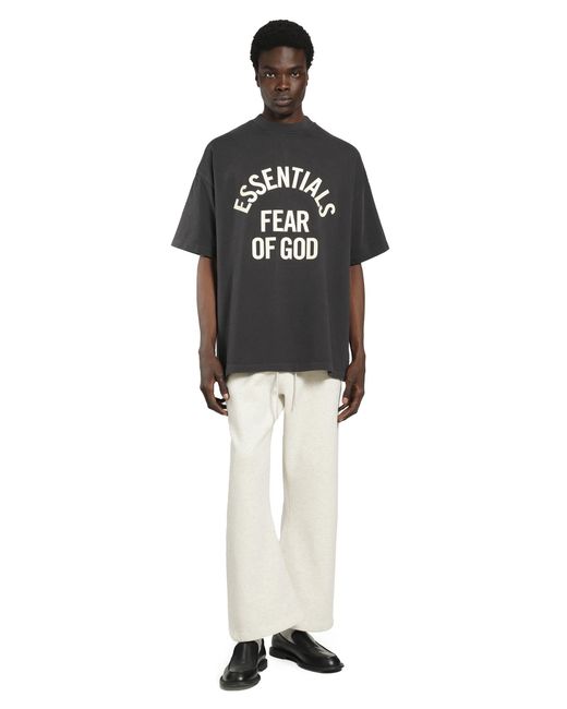 Fear Of God Black Campus 90S Short Sleeve Tee for men