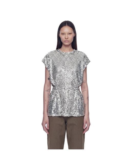 Coperni Gray Zero Waste Adjustable Tee
