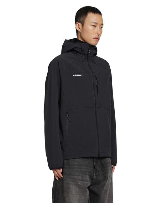 Mammut Black Ultimate Comfort So Hooded Jacket for men