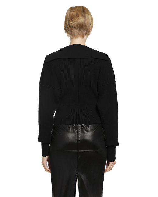 Rick Owens Black Temple Dracu Cropped V