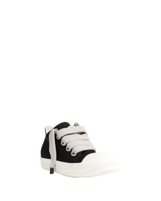 Rick Owens Black Tower Jumbolace Low Sneaks for men