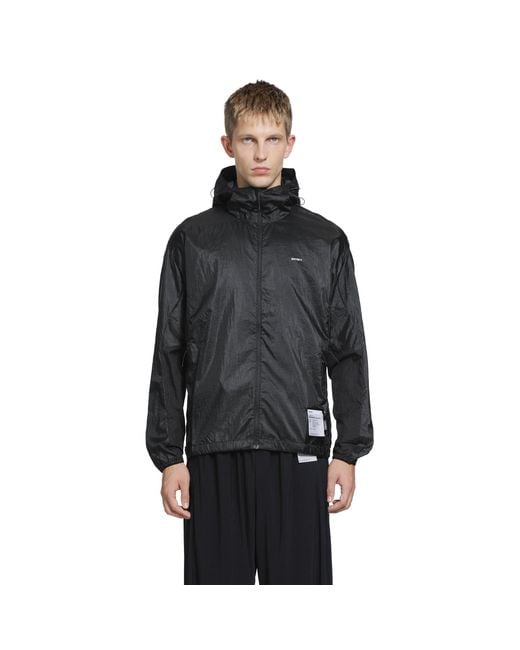 Satisfy Black Pertex Diamond Fuse Windbreaker for men