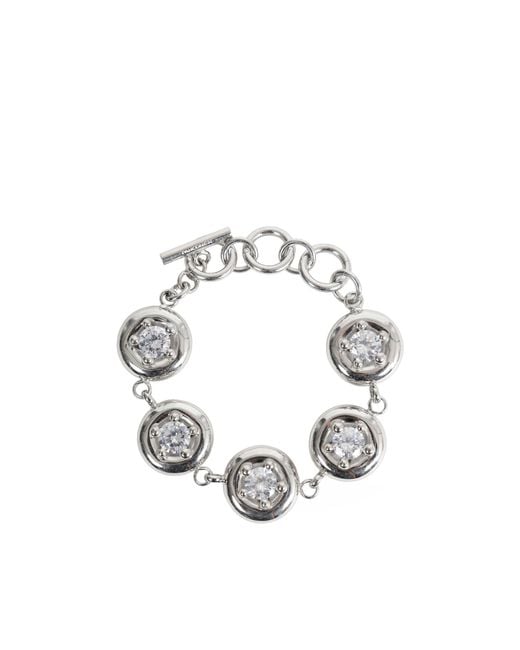 Panconesi Metallic Blow Up Crystal Bracelet for men