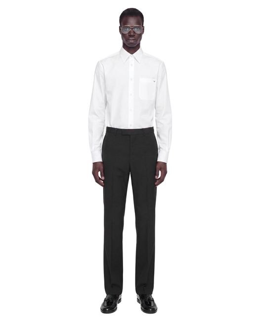 Valentino White V Pocket Shirt for men