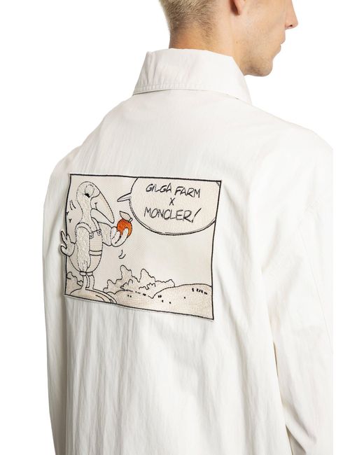 Moncler Genius White Jackets for men