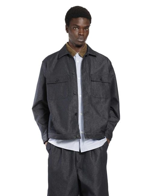 Comme des Garçons Black Raw Denim Jacket for men