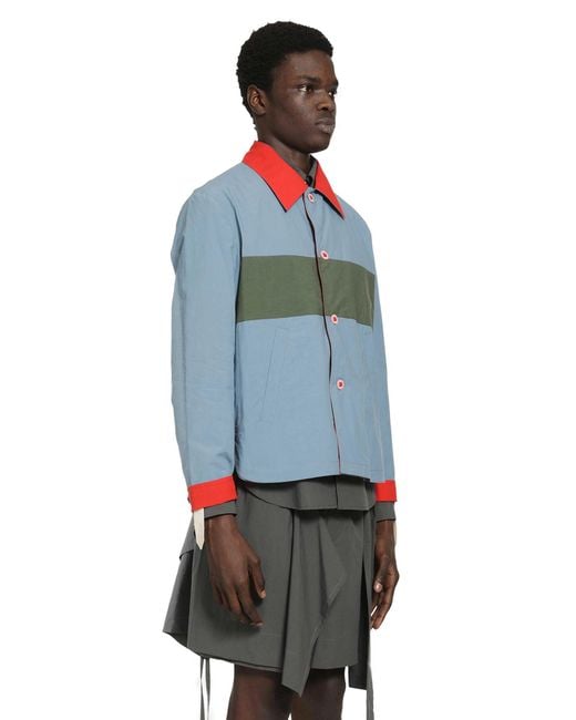 Craig Green Blue Reversible Worker Jacket for men