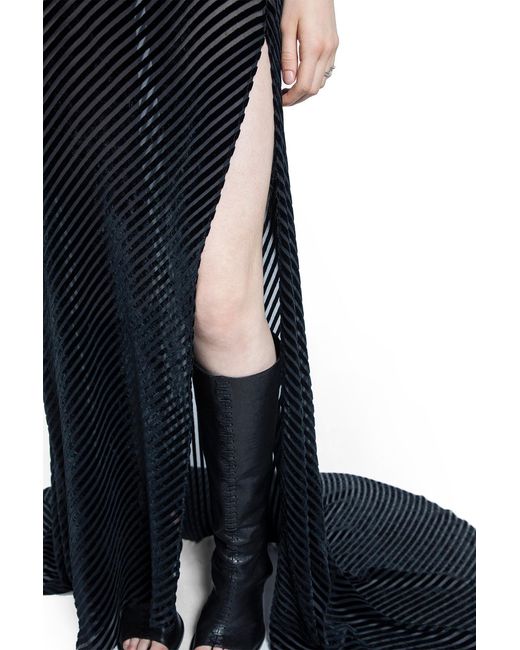 Ann Demeulemeester Blue Aaricia Long Bias Slip Dress