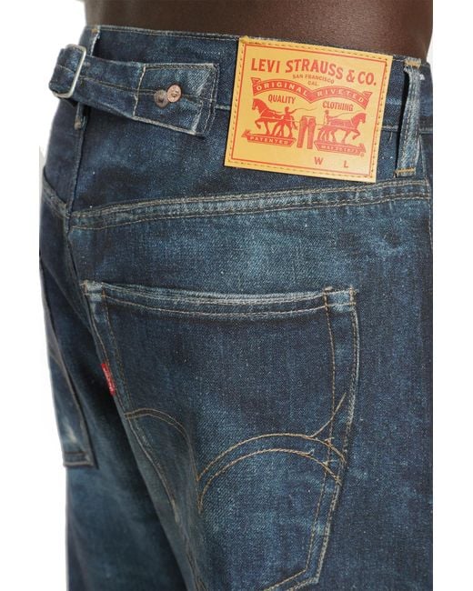 Junya Watanabe Blue Levi's Collaboration 5 Pocket Jeans for men