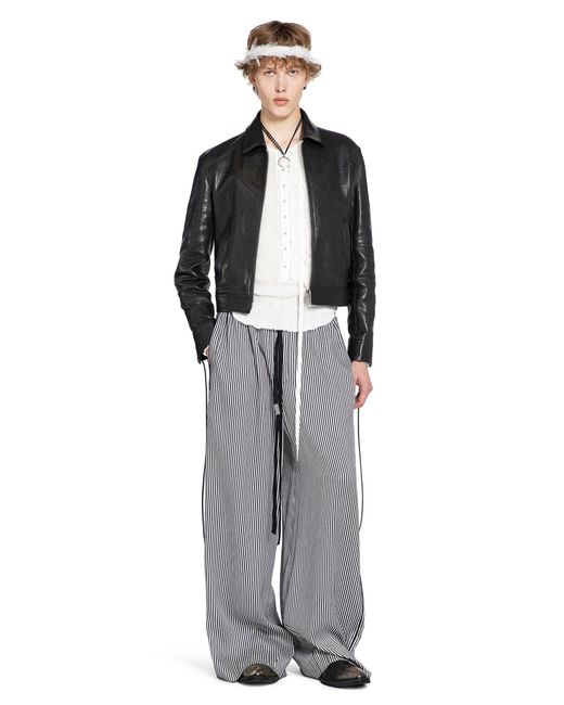 Ann Demeulemeester Black Ulv Western Jacket for men