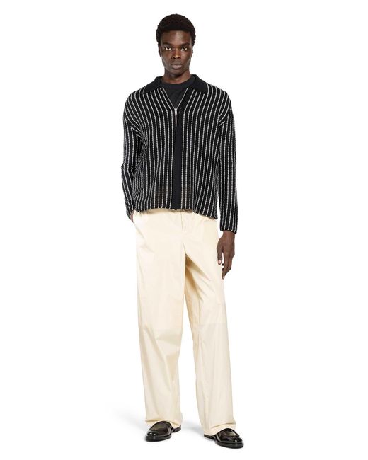 Jil Sander Natural Straight Trousers for men