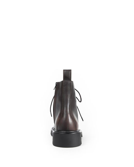 Loewe Black Sierra Combat Ankle Boots for men
