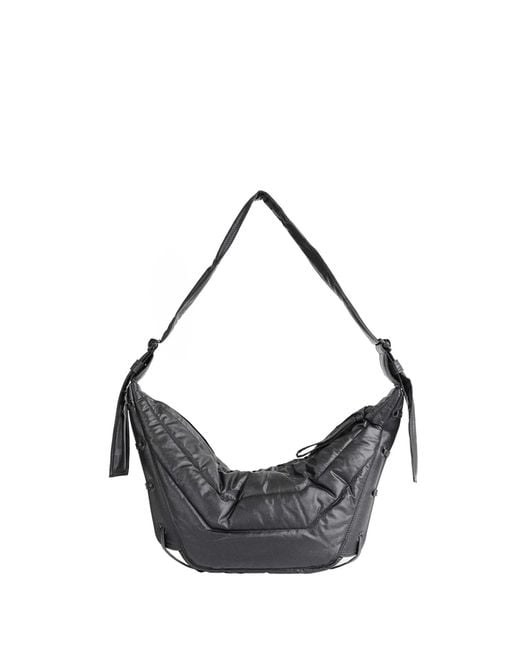 Lemaire Black Small Soft Game Bag for men