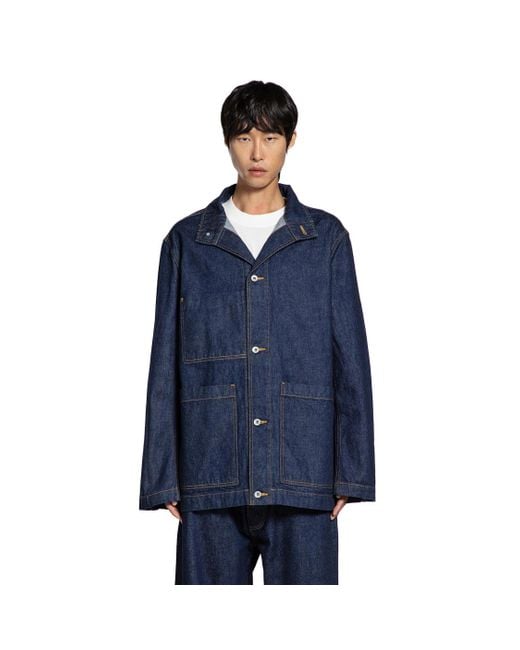Studio Nicholson Blue Denim Jacket for men
