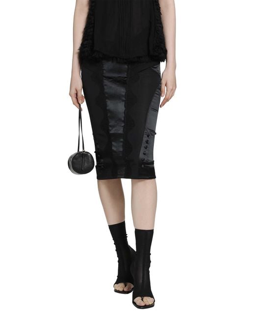 Dilara Findikoglu Black Behinf The Window Skirt