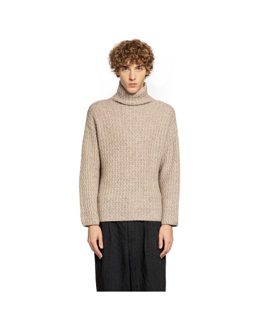 Forme D'expression Natural Chunky High Neck Jumper for men