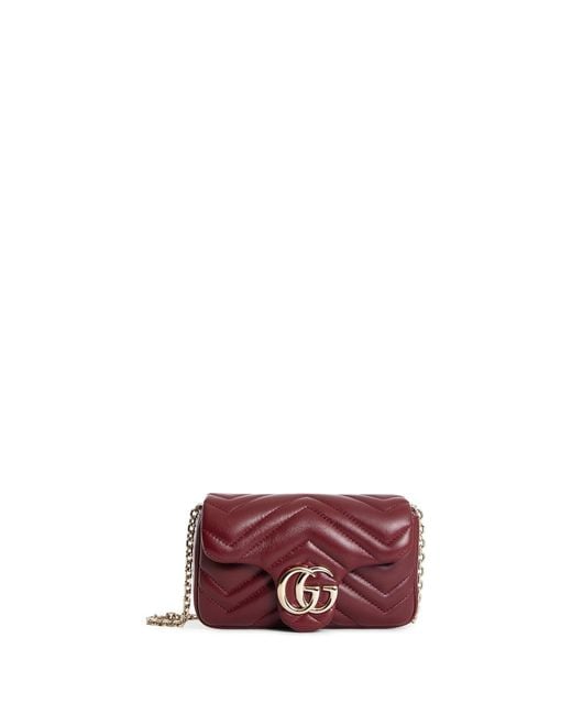 Gucci Purple gg Marmont Mini Shoulder Bag