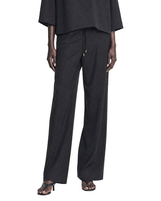 Max Mara Black Light Woollen Clotch Trousers