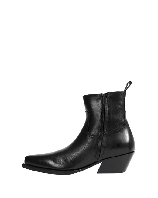 Ann Demeulemeester Black Imme Pointy Ankle Boots for men