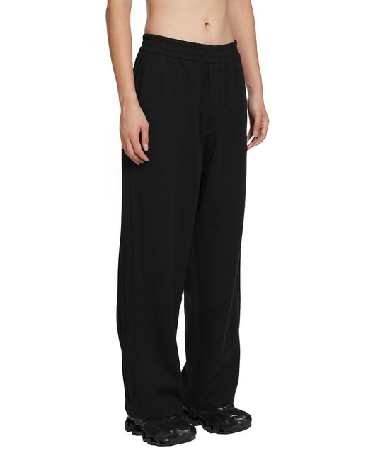 Emporio Armani Black Cotton Sweatpants for men