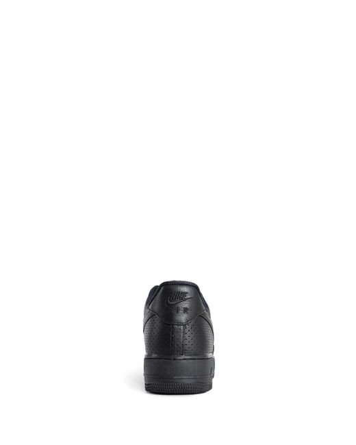 Nike Black Air Force 1 Leather Sneakers for men