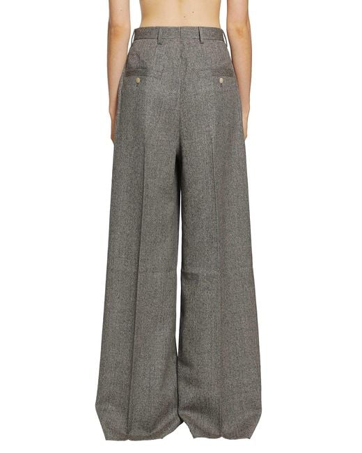 Rick Owens Gray Tower Wide Tailored Pants