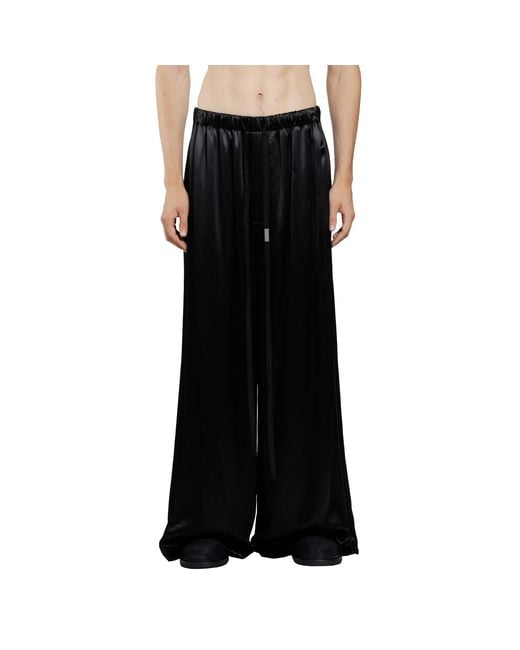 Ann Demeulemeester Black Albertus Relaxed Lounge Pants for men