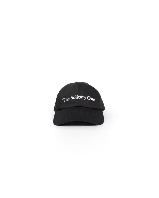 Ann Demeulemeester Black Tem 'The Solitary One' Cap for men