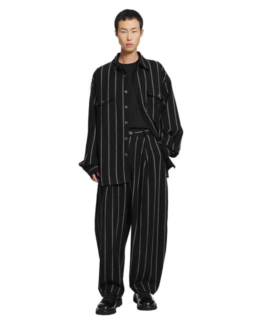 Uma Wang Black Patina Pants for men