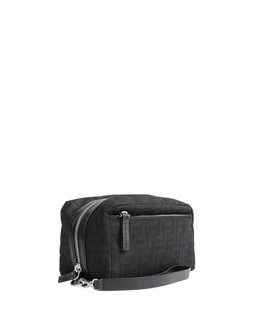 Fendi Black Small Double Zip Toiletry Case for men